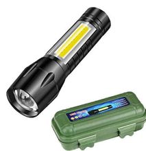 Dp Light Portable Chargeable LED Searchlight + Free 3 Mode USB Rechargeable Mini Pocket Light
